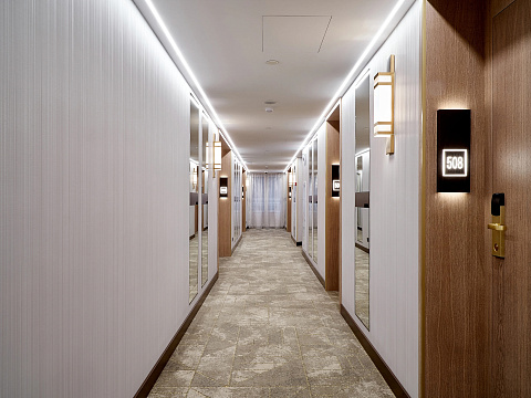 Санаторий «Плаза» г. Кисловодск. Коридор в спальном корпусе